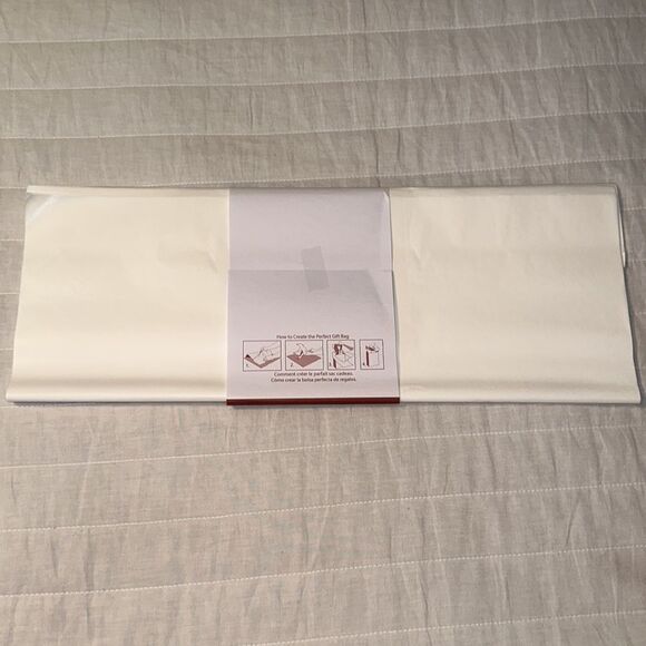Shipping Supplies: 75 Sheets of Sheer Plain White Tissue Gift Wrap - Picture 4 of 7